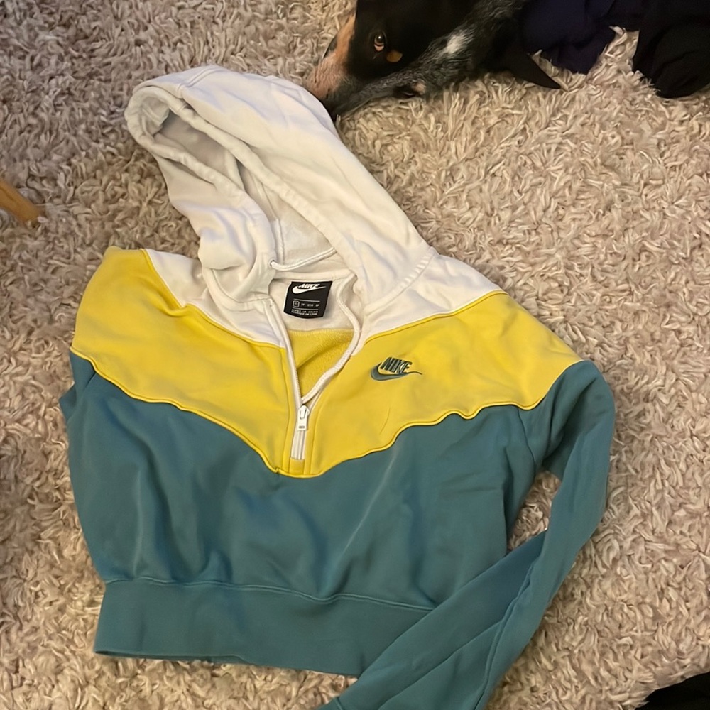 Nike crop top hoodie